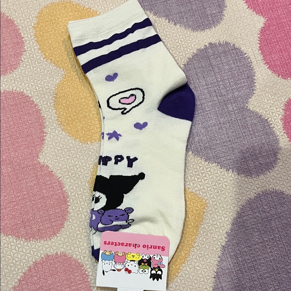 Sanrio Characters Kuromi with Appy Print New
